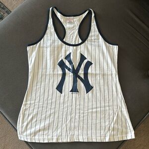 New York Yankees Pinstripe Women’s Racerback Tank Top
